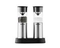 Taurus Salt and Pepper Grinder Stainless Steel Battery Operated "Spice Sync" 