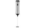 Milk Frother Battery Operated Stainless Steel Brushed 1 Speed “Silver Bullet FrothMaster”